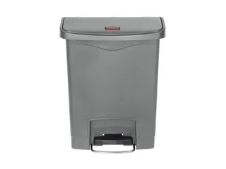 Slim Jim Step On container Front Step kunststof 30 liter Grijs - 2