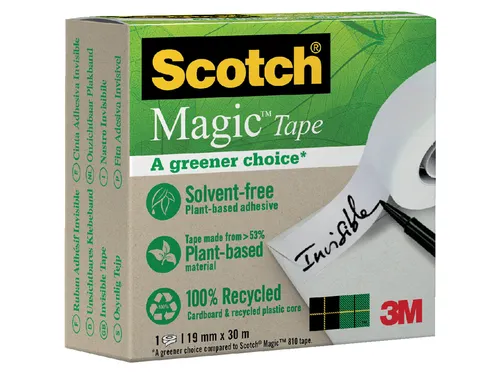 Plakband Scotch Magic 900 19mmx30m onzichtbaar mat