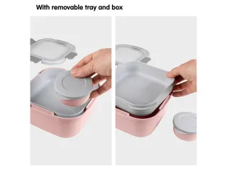 #*Lunch kit Roze Sigma home food17,7 x 17,7 x 8,7 cm - 4