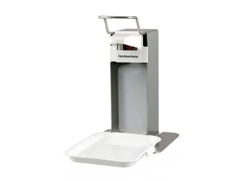 Zeepdispenser & Desinfectiedispenser 500 Ml Beugel Rvs Lb Opvangschaal