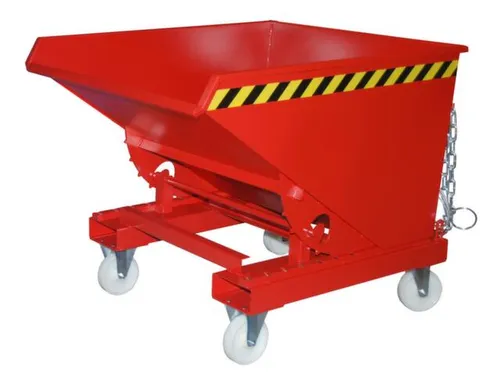 Kiepbak Hxbxd 835x770x1260mm 0.30m³ Afrolmechaniek Gelakt Ral3000