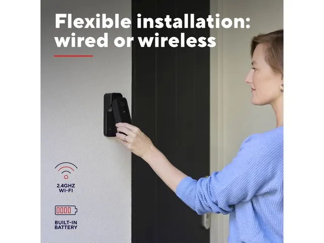 Deurbelcamera Trust DOORCAM-3000B Wi-Fi zwart