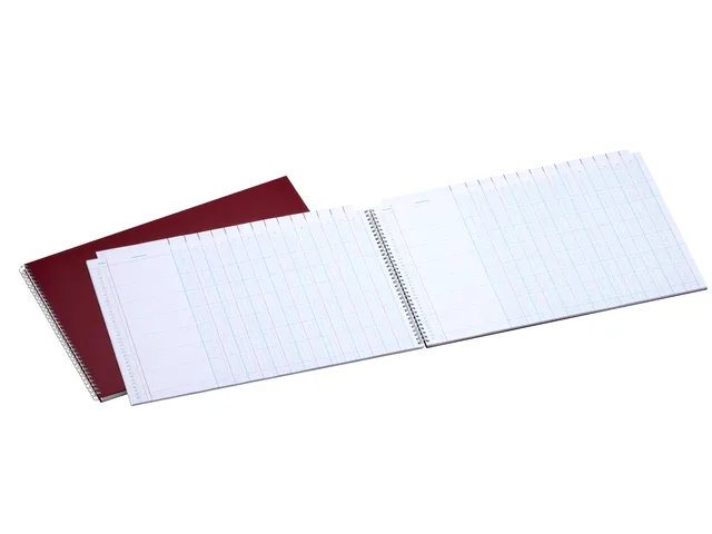 Register Atlanta 294x452mm 2x14 kolommen 108blz rood