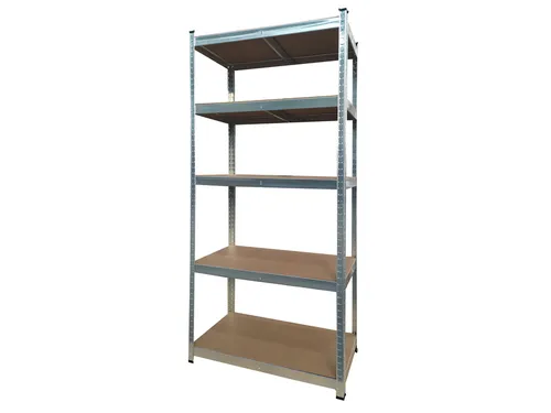 Stellingkast BRASQ 5 borden 90x40x180cm SU175 max 875 KG zilver
