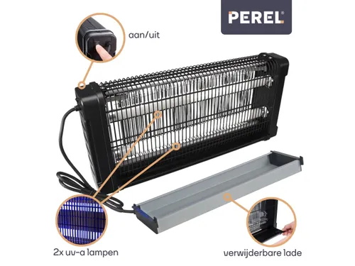 Elektrische Insectenverdelger 360° - 2x15W