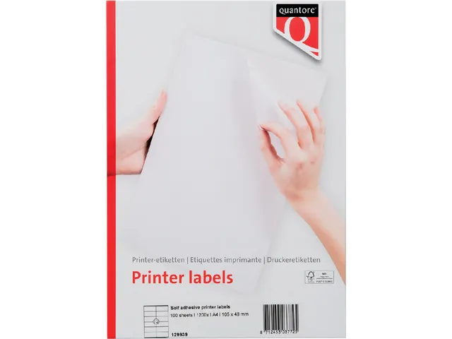 Etiket Quantore 105x48mm 1200st