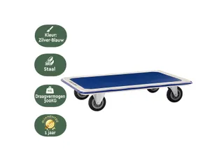 Transportkar BRASQ zonder duwbeugel 300kg - 4