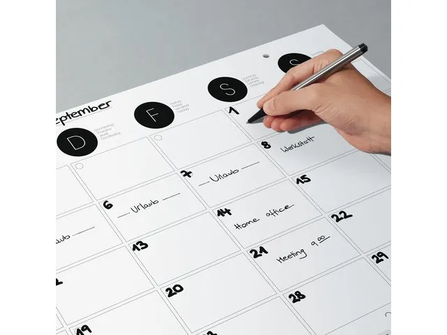 Designonderlegger Sigel muur- kalender/onderlegger 26/27/28 59,5x41cm