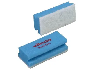 Vileda Glitzi non-scratch schuurspons 15x7cm Blauw/Wit 10 stuks - 1