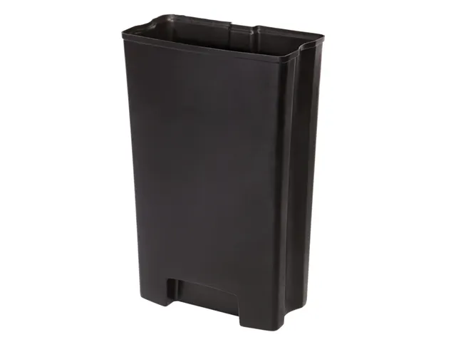 Binnenbak 90 Liter Front Step Kunststof Zwart Rubbermaid