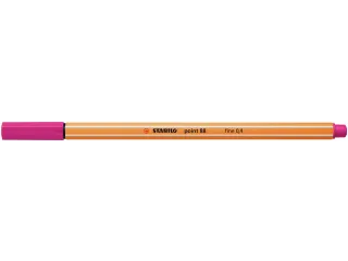 Fineliner STABILO point 88/56 roze rood 0.4mm - 4