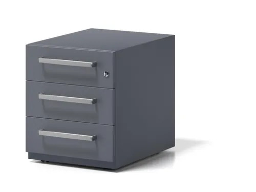 mobiel ladeblok,HxBxD 495x420x565mm,3lade(n),m. beugelgreep,cil.-slot
