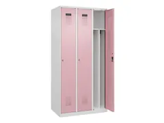 locker voor scheiding van kleding,HxBxD 1850x900x500mm,3vak