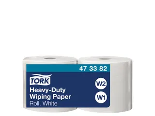 Tork 473382 Heavy-duty Zacht Combirol Poetspapier 2-laags W2 Wit - 2