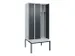 locker voor scheiding van kleding,HxBxD 2120x900x815mm,3vak