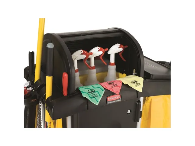 Rubbermaid Healthcare reinigingswagen zwart