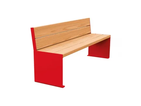 zitbank,B 1800mm,3latten,hout-zitting licht eikenhout,zitting H 450mm