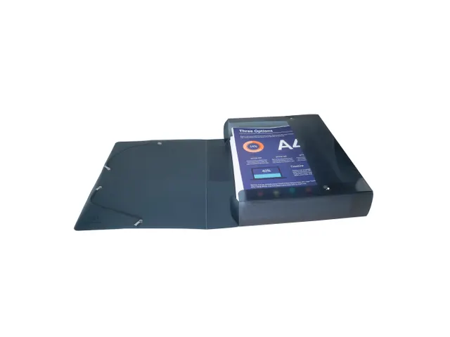 Archiefdoos IDERAMA Polypropyleen rug 60mm A4 Assorti