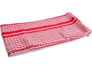 Handdoek 50x70cm gewafeld rood, pak van 3 stuks - 2