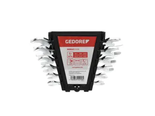 R05125006 Dubbele steeksleutelset kort SW6-17mm 6-delig - 1