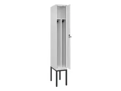 locker voor scheiding van kleding,HxBxD 2120x300x500mm,1vak