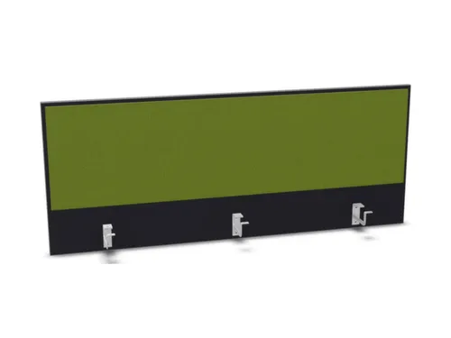 opzetpaneel bureau aanbouw achter B 1400mm CC-zwart BN7048-groen