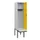 locker met bank,HxBxD 1950x400x815mm,1vak,vak B 400mm,cilinderslot