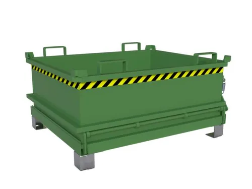 mini-bodemklepcontainer,HxLxB 625x1000x1200mm,0,37m³,inrijbeugel,staa