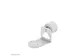Support mural pour Sonos ERA 100 & 300 Neomounts WL35-722WH1 blanc