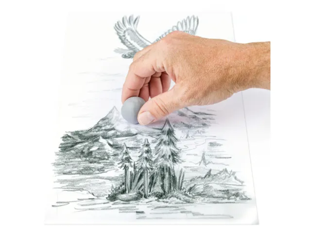 Kneedgum Staedtler grijs 40x40x11mm