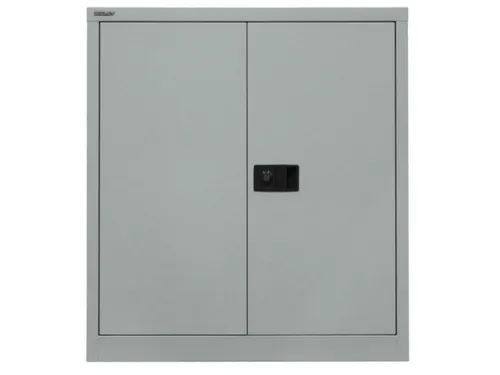 kantoorkast openslaande deuren HxBxD 1000x914x400mm Stalen zilverkleur