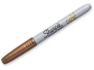 Permanente Marker Metallic, Fijne Punt, Goud - 2