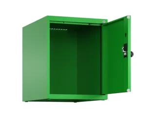 opzetkast,v. locker,1vak.,vak B 400mm,HxBxD 500x400x500mm,draaigrendel - 1