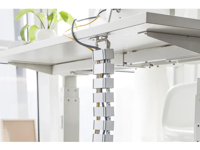 Système flexible de gestion des câbles longueur réglable 1,3m argen
