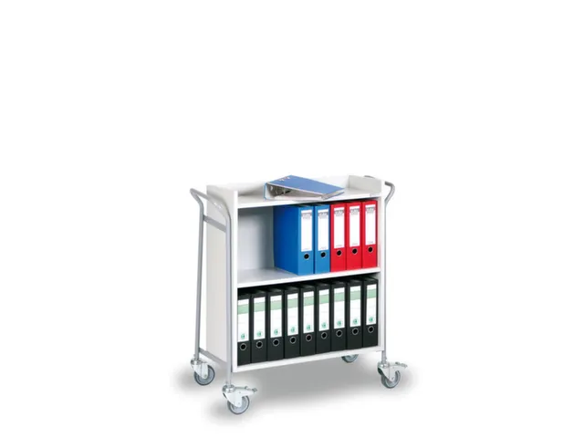 chariot pour classeurs,force 150kg,3plateau(x),plateau Lxl 728x315mm