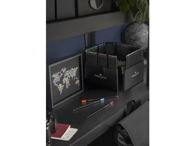 Kleurpotlood Faber-Castell Black Edition 100 stuks in karton etui