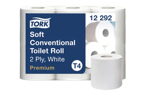Toiletpapier Tork T4 Premium 2-laags 200 vel wit 12292