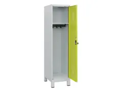schoollocker,HxBxD 1630x400x500mm,1vak,vak B 400mm,draaigrendel,voeten