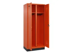 locker voor scheiding van kleding,HxBxD 1950x800x500mm,2vak