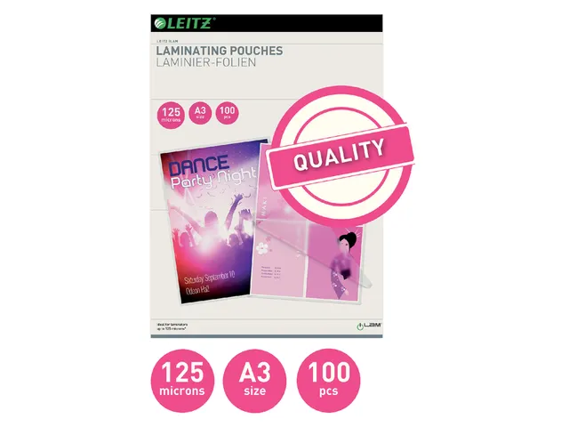Lamineerhoes Leitz A3 2x125 Micron 100stuks