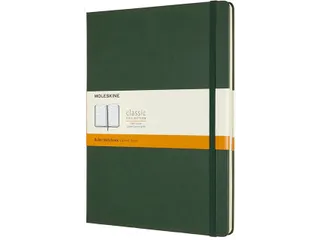 Notitieboek Moleskine XL 190x250mm lijn hard cover myrtle green - 1