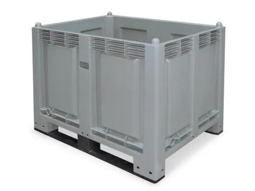 Stapelcontainer Pp Hxbxd 850x1200x800mm 550 Liter 2Sledepoten Grijs