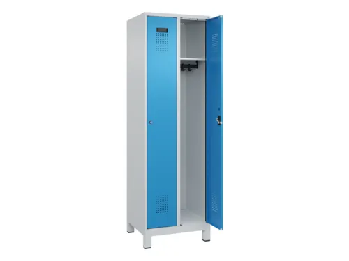 locker,HxBxD 1950x600x500mm,2vak,vak B 300mm,cil.-slot,voeten