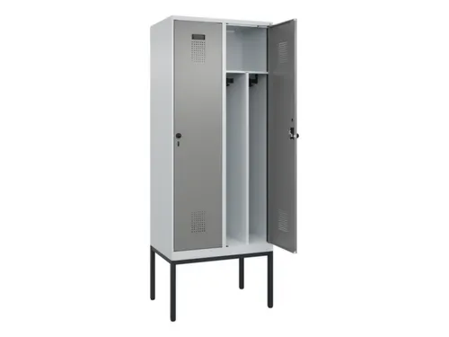 locker voor scheiding van kleding,HxBxD 2120x800x500mm,2vak