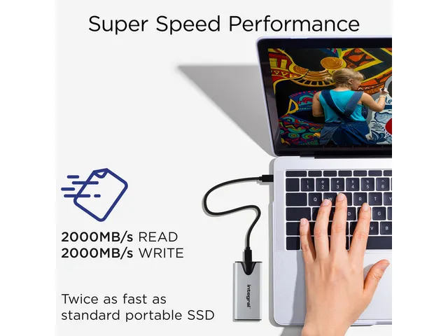 SSD Integral SlimXpress Portable USB-C 1To