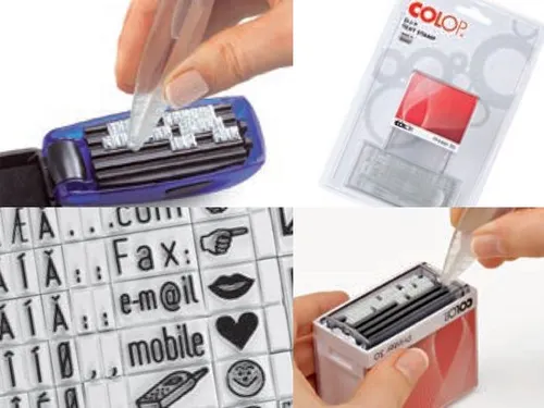 Doe-het-zelf stempel printer 40/2 6 Regels 23x59mm