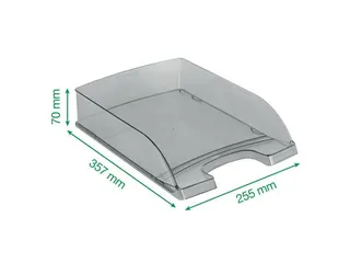 Brievenbak Leitz 5226 A4 Plastic Transparant Glashelder - 4
