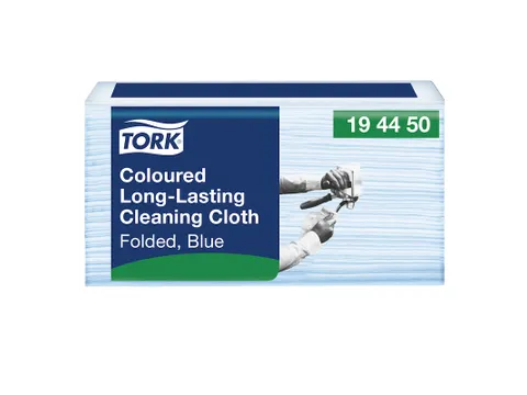 Reinigingsdoek Tork 194450 W8 multifunctioneel gevouwen blauw