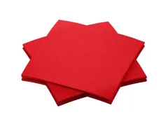 Bio Dunisoft Napkin 20x20cm Rood