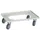 Bakonderwagen 250kg Laadvloer 600x400mm Rubberen Wielen Naturel